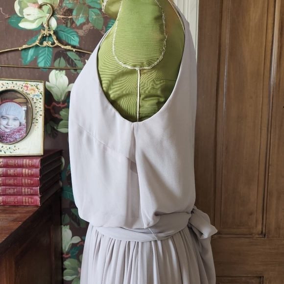 BILL LEVKOFF Blouson Chiffon Sample Dress Size 12 - Picture 5 of 10